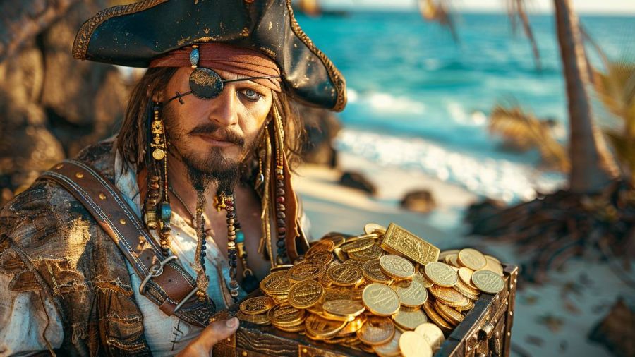 Pirate dans l'âme ? Et si vous consistuiez un trésor de pièces, lingotins et lingots d'or ?