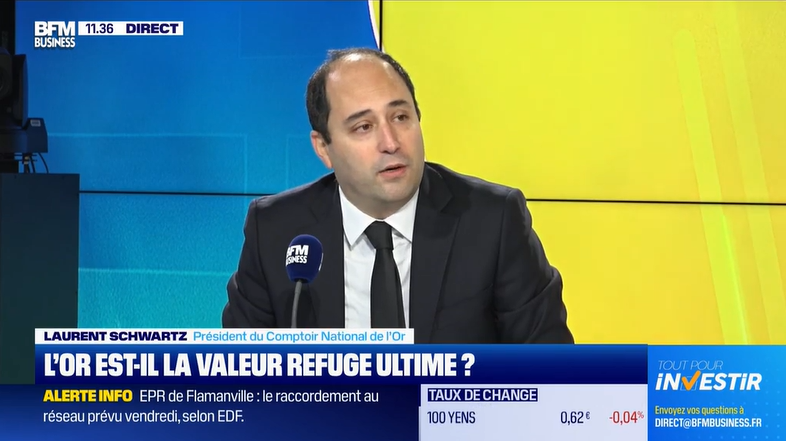 Interview de Laurent Schwartz sur BFM Business – L’or est-il la valeur refuge ultime ?